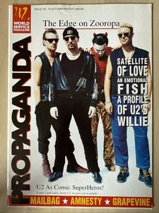 U2 Propaganda World Service Fan Club Magazine Autumn/Winter 1993/94 Issue 18 - Picture 1 of 2