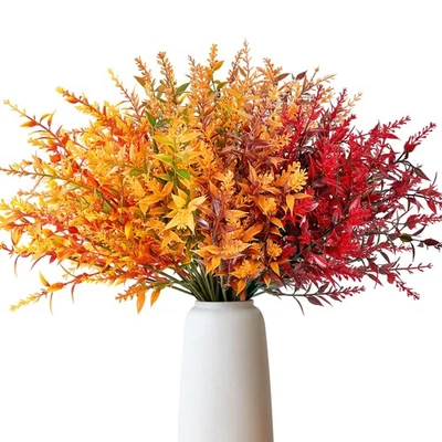 8 Bündel Künstliche Herbstblumen Künstlich Herbststrauß Kunstblumen Herbst Deko - Bild 1 von 4