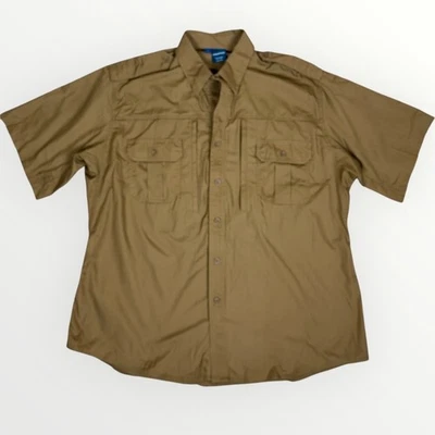 Camisa táctica de manga corta Propper para hombre XL marrón oculta llevar Foto 1 de 4