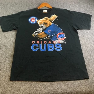 Camicia da baseball vintage 2004 Chicago Cubs uomo extra large vintage orso nero - Foto 1 di 8