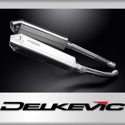 Kawasaki ZX-14R 2012-2023 Slip On 17" Tri-Oval Stainless Exhaust Muffler Kit - Image 1 of 4