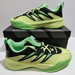 NUEVO Zapatos de Baloncesto Para Hombre Talla 12 Adidas Dama Certificados 3 Verde Neón JI1542 - Imagen 1 de 10