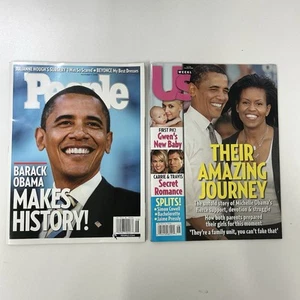 Barack Obama Magazines Lot Of 2 President 2008 America Political Democrat - Picture 1 of 6