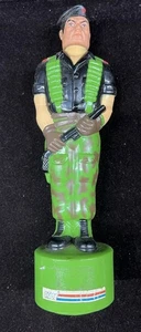 Vintage 1986 GI Joe Flint Warrant Officer Soakie Shampoo Bubble Bath Bottle - Picture 1 of 7