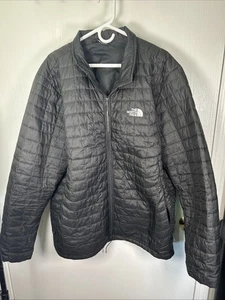 The North Face Puffer Jacke Herren XXL schwarz Thermoball gesteppt packbar Zip Mantel - Bild 1 von 14