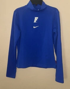 Women's Nike Florida Gators Essential Mock Neck Long Sleeve Shirt Blue Small - Bild 1 von 10