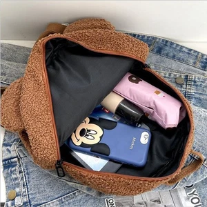 Women's Mini Backpack Shopping Rucksacks Shoulder Bag Bear Backpacks - Picture 1 of 17