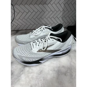Brooks Adrenaline GTS 24 Para hombres Talla 12 Blanco Negro Plata Zapatos para Correr Tenis - Imagen 1 de 12