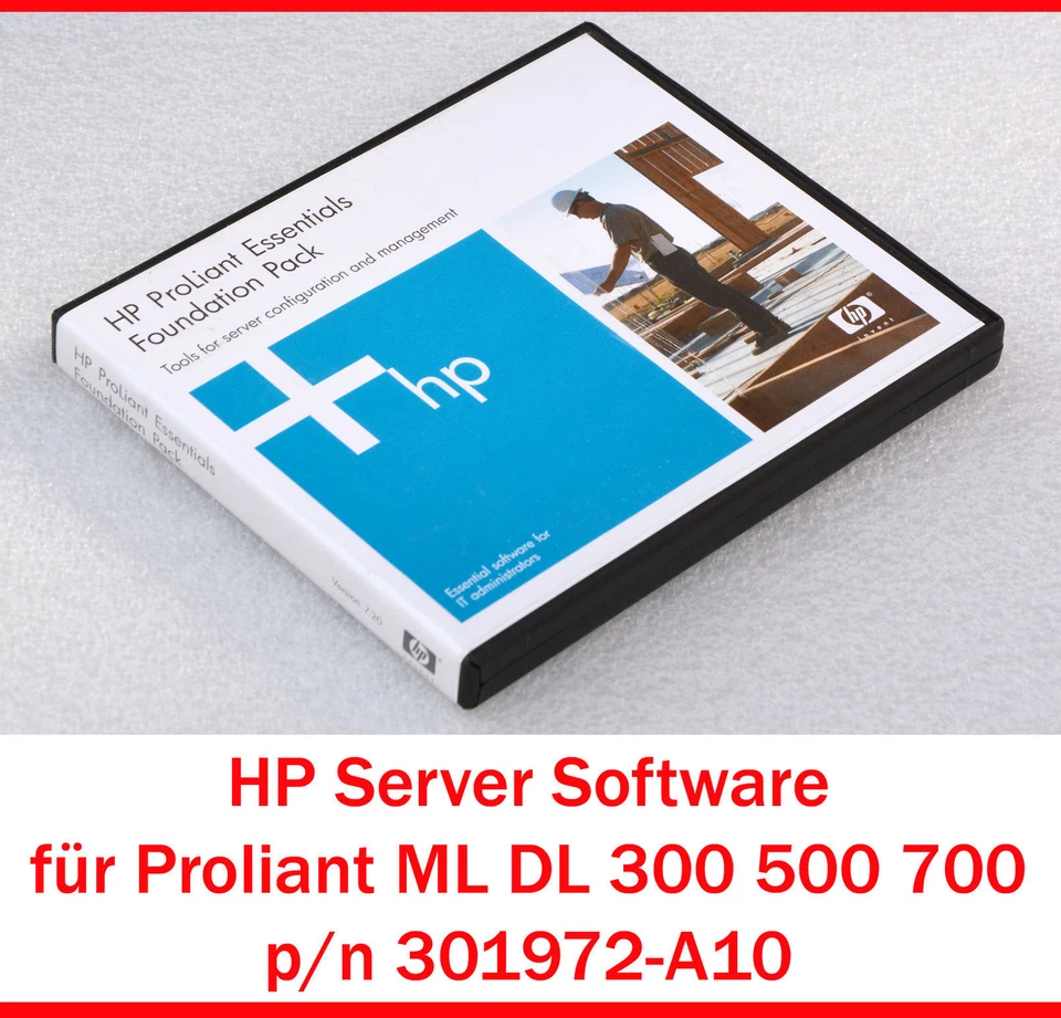 HP SERVER SOFTWARE PROLIANT DL580 DL585 DL760 DL785 DL320 DL360 301972-A10 #S6 - Bild 1 von 1