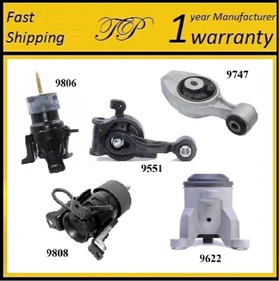 Soporte de motor delantero y trasero 5 piezas para Nissan Pathfinder 2013-2016 3,5 L 2x2 Foto 1 de 4