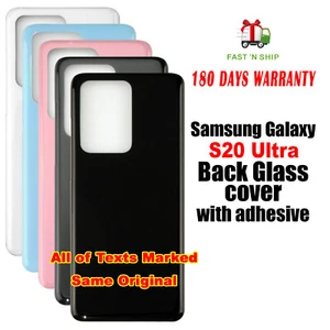 Rear Back Battery Cover Glass Housing Case For Samsung Galaxy S20 Ultra S20 Plus - Zdjęcie 1 z 14