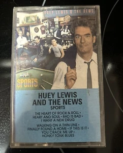 Huey Lewis and The News -Sports (1983, Chrysalis Records) Cassette - Picture 1 of 2
