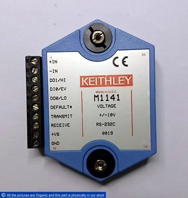 Keithley M1141 Versatile Analog Input Module Analog to Digital Converter RS-232 - Image 1 of 4