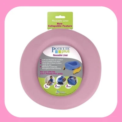 Kalencom Potette Plus Reusable Liner, Pink - Image 1 of 4