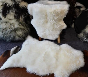 Super Thick and Soft Natural White XL Australian Sheepskin Rug - Picture 1 of 8
