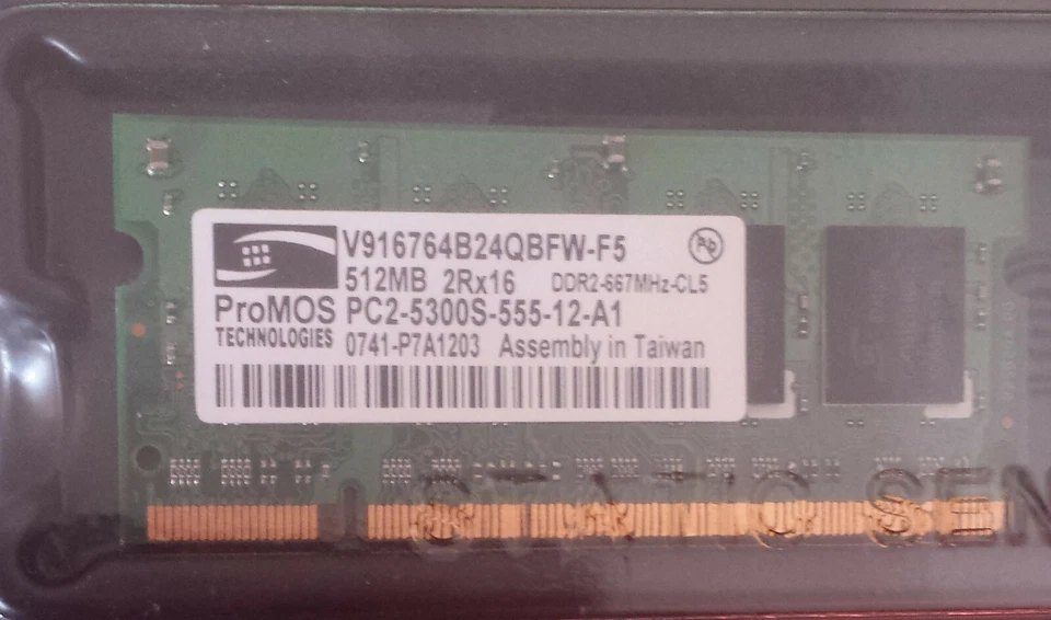 DDR2 512MB promise technologies 667MHz - Image 1 of 1