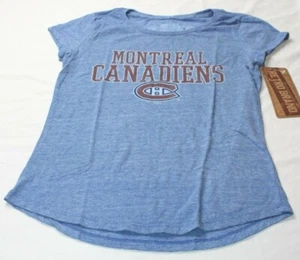 Montreal Canadiens NHL Original Retro Brand Girls Tri-Blend T-Shirt Size Large - Picture 1 of 5