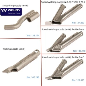 Ugello di saldatura ø 8,0 mm per saldatore HT1600 1600 W pistola termica pistola di saldatura ad aria calda strumento - Foto 1 di 7