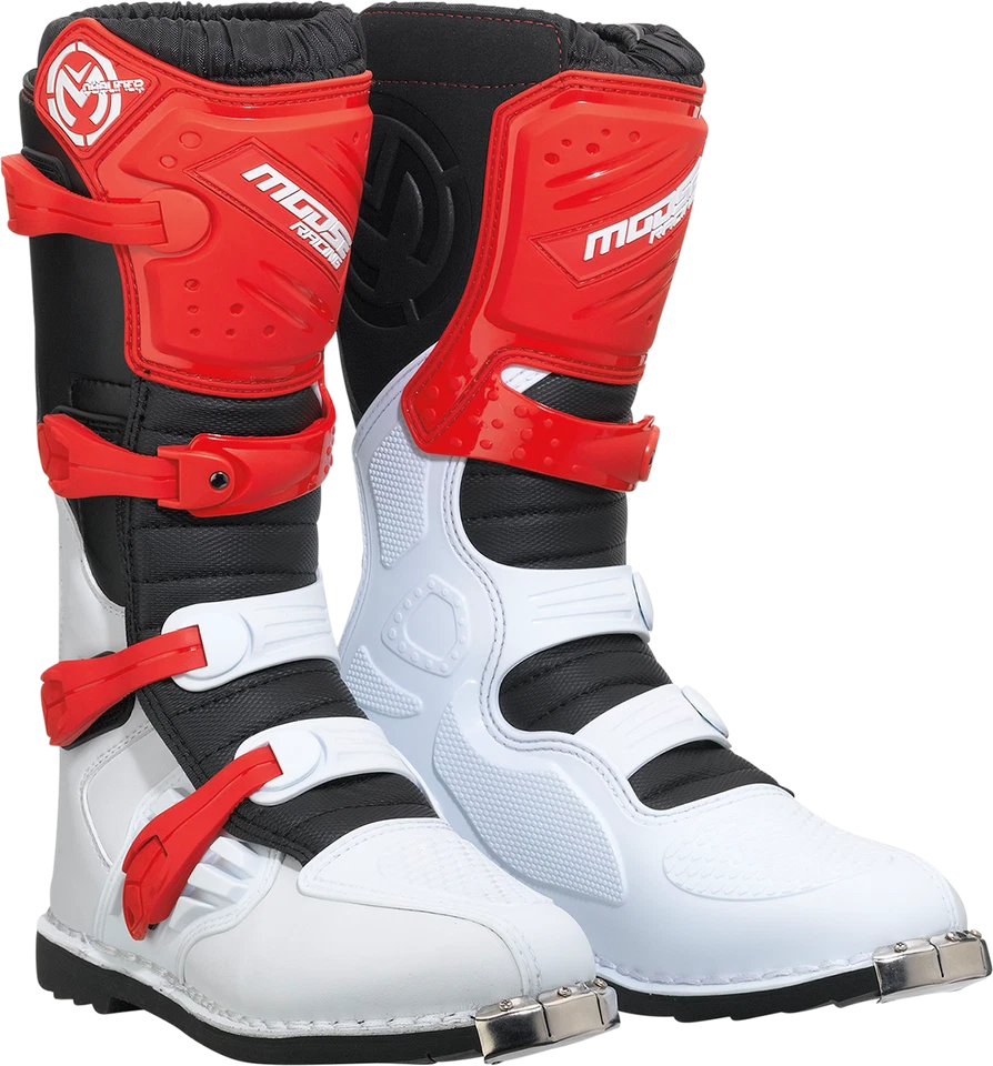 Moose Racing Qualifier Boots Red 10 3410-2593 - Image 1 of 1