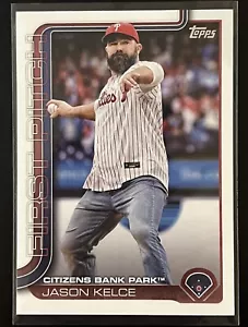 Primer lanzamiento de Jason Kelce Topps Serie 1 2025 #FP-1 - Imagen 1 de 2