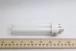GE Quad Tube Compact Fluorescent 82 CRI 2700K 18W T4 F18DBX/827/ECO4P - Picture 1 of 1