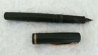 Vintage Inkograph Stylographic Calligraphy Fountain Pen Green/Gold USA 70-200 