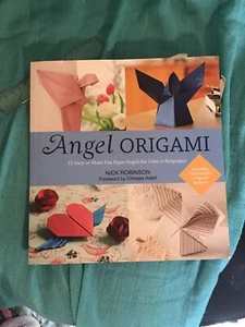 Angel Origami Activity Book Nick Robinson 15 Sheets Paper Included Watkins 2013 - Imagen 1 de 9