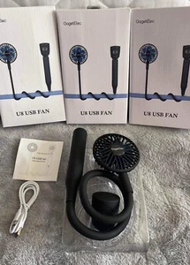 Baby Stroller U8 USB Fan USB Rechargeable Personal Fan w/White Noise Machine - Bild 1 von 8