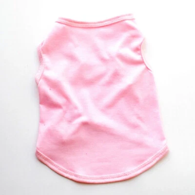 Pet Dog Clothes Puppy T Shirt Clothing For Small Dogs Puppy Chihuahua Vest US - Image 1 of 4