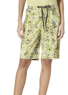 HUE Women's Animal Flurry Printed Bermuda Pajama Shorts Green Multicolor - Image 1 of 3