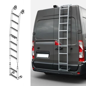 M-LINE escalera trasera escalera acero inoxidable para RENAULT MASTER 3 (H2) - 2010+ - Imagen 1 de 3