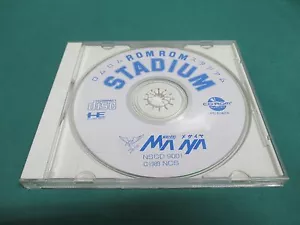 PCEngine SUPER CD-ROM -- ROM ROM STADIUM no manual -- JAPAN. GAME. Work. 11290 - Picture 1 of 5