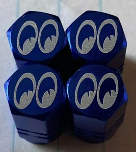 Juego de 4 cubiertas de vástago de válvula de neumático grabadas en cromo Eyes, #eyes1   - Imagen 1 de 1