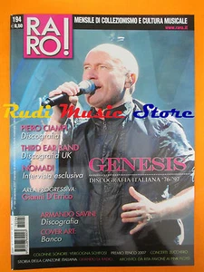 rivista RARO 194/2007 Genesis Piero Ciampi Third Ear Band Nomadi (*) No cd - Picture 1 of 1