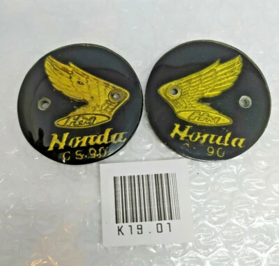 Emblema del tanque de combustible Honda 90 CS90 CL90 CD90 C200 CA200 producto nuevo Foto 1 de 4