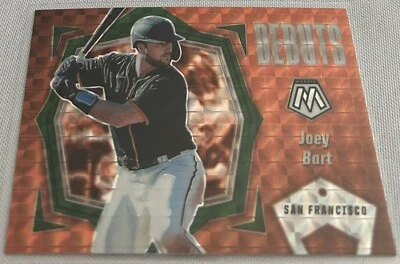 2021 Mosaic Baseball Joey Bart San Francisco Giants Debuts Green Mosaic Prizm - Image 1 of 3