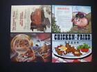 Railfans2 108) 4 Recipe Postcards, Starry Gazy Pie, Chicken Fried Steak, Haggis