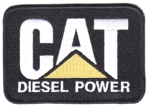 CAT DIESEL POWER Trucks vehicle Embroidered Patches 4"x2.75" iron-on - Picture 1 of 1