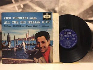 VICO TORRIANI SINGS ALL THE BIG ITALIAN HITS 10" VINYL EX-/VG+ UK DECCA LF 1320 - Bild 1 von 3