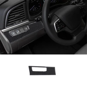 Cubierta de control de faros de fibra de carbono para Hyundai Elantra 2016-2018 tipo B - Imagen 1 de 12
