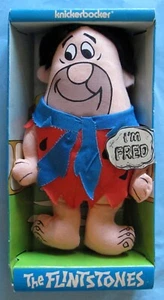 1972 KNICKERBOCKER TOY Co - HANNA BARBERA - FRED FLINTSTONE STUFFED DOLL - BOXED - Picture 1 of 9
