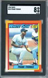 1990 Topps Frank Thomas #1 Draft Pick #414 SGC 8 NM-MT HOF White Sox