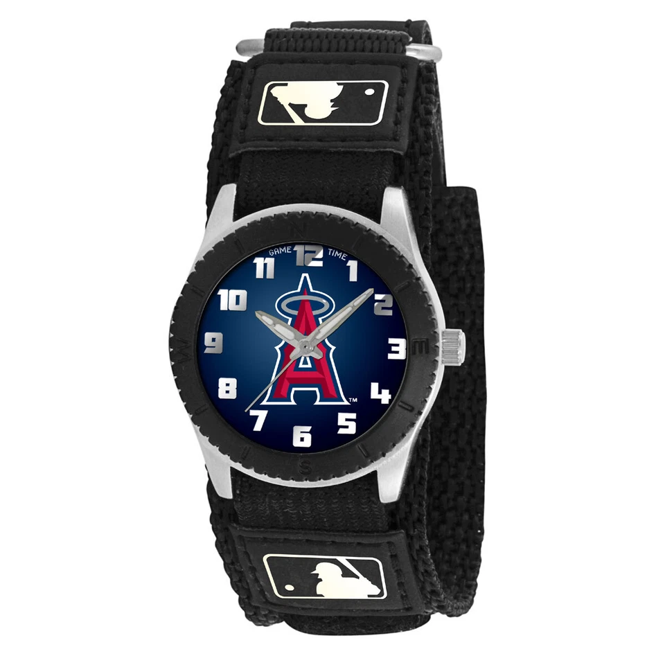 Los Angeles Angels Kids Rookie Watch Game Time Black Boys Child MLB-ROB-LAA - Image 1 of 1