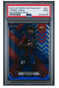 2023-24 Topps Barcelona Lamine Yamal #BL-1 RC Rookie Blaugrana 012/250. POP 15 - Picture 1 of 3