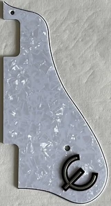 Neu ideal für Epiphone ES-339 P90 & E Logo Gitarre Schlagbrett 4-lagig White Pearl - Bild 1 von 5