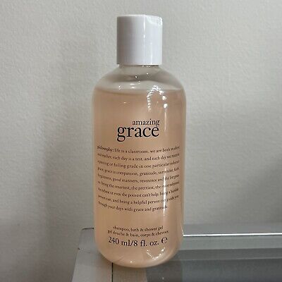 Philosophy Amazing Grace Perfumed Shampoo, Bath & Shower Gel FULL SIZE 8 Oz NEW • 28.22€