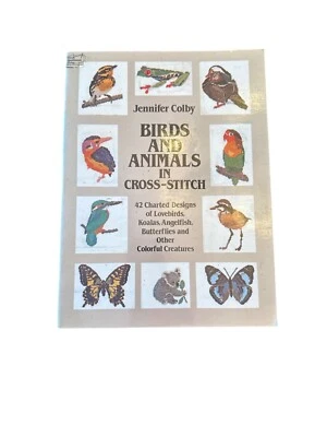 Jennifer Colby Birds And Animals In Cross-Stitch Book - Image 1 of 4