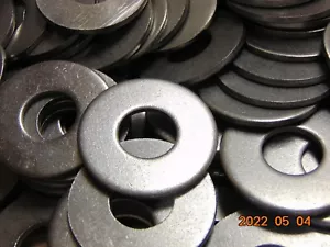 Menge (2) 3/4" Innendurchmesser x 2" OD flache Unterlegscheibe Edelstahl 3/4" x 2" (13/16" ID) - Bild 1 von 1