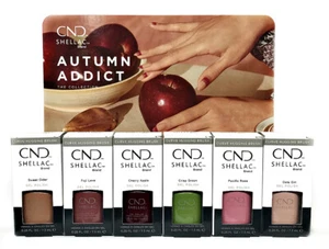 CND Shellac Gel Polish - AUTUMN ADDICT Herbst 2020 - 0,25oz/7,3ml Pick Any - Bild 1 von 19