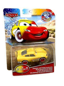 DISNEY PIXAR CARS COLOR CHANGERS YELLOW/RED CRUISIN' LIGHTNING MCQUEEN - Picture 1 of 3